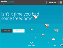 Tablet Screenshot of enablebusiness.co.nz